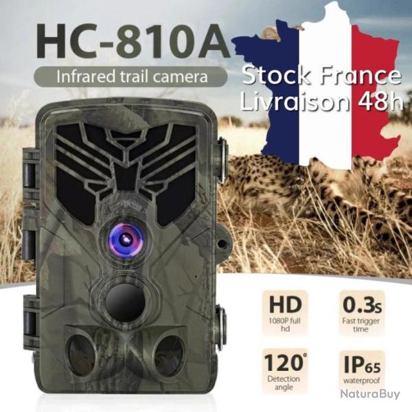 Cam�ra de chasse pi�ge photo 20mp full HD HC-810A - Envoi rapide depuis la France