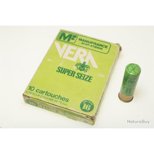 1 boite de 10 cartouches calibre 16 Manufrance Vera