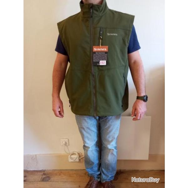 Gilet Windstopper SIMMS XXL loden