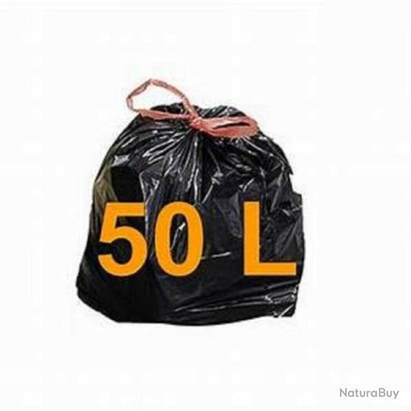 SACS POUBELLE 50L HD STD - 680x750 - 2RLX50 -LOT DE 500 SACS