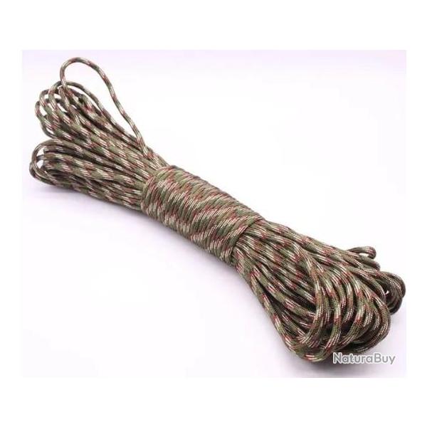 Paracorde - Vert camo - 30m