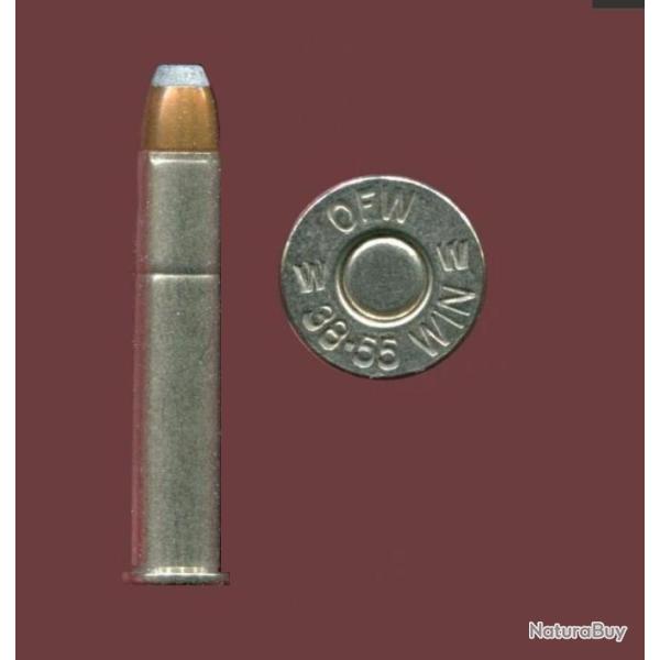 .38-55 WCF cartouche comm�morative Oliver F. Winchester - marquage : OFW WW 38-55 WIN