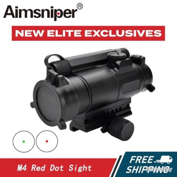 AimSniper Viseur Point Tactique M4 2 MOA  - LIVRAISON GRATUITE !!