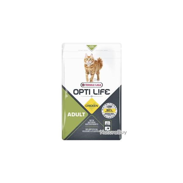 OPTILIFE CAT ADULT POULET SANS CEREALES 2.5KGS