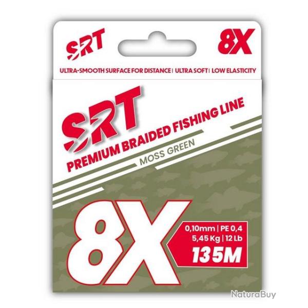 TRESSE SRT 8X GREEN 135M 0.10mm