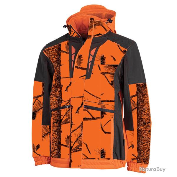 Veste de chasse Somlys Softshell 446/447 - L / Camo orange
