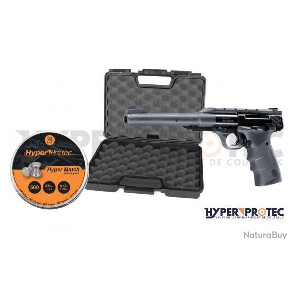 Pack Browning Buck Mark Urx - Pistolet � plomb manuel 4.5 mm