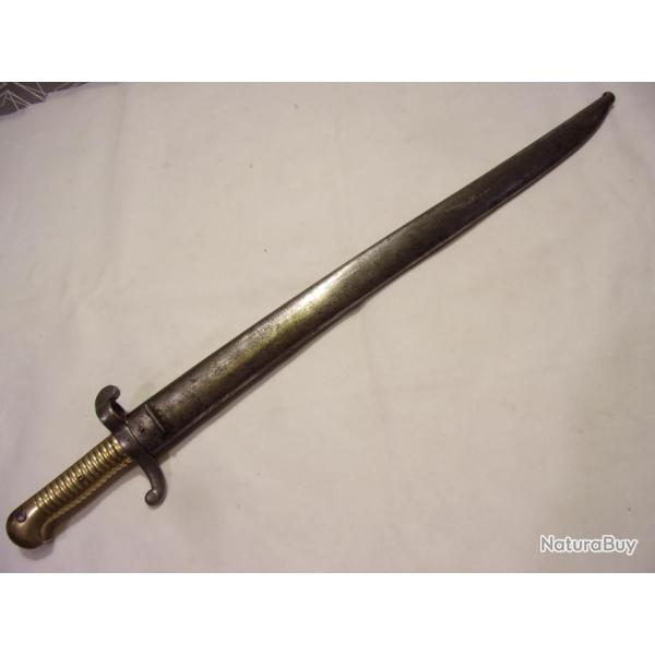SABRE BA�ONNETTE 1842-59 pour la carabine de chasseur.