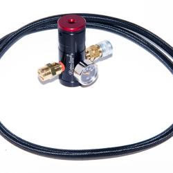 R&eacute;gulateur HPA basse pression Red Line Mini SFR avec ligne