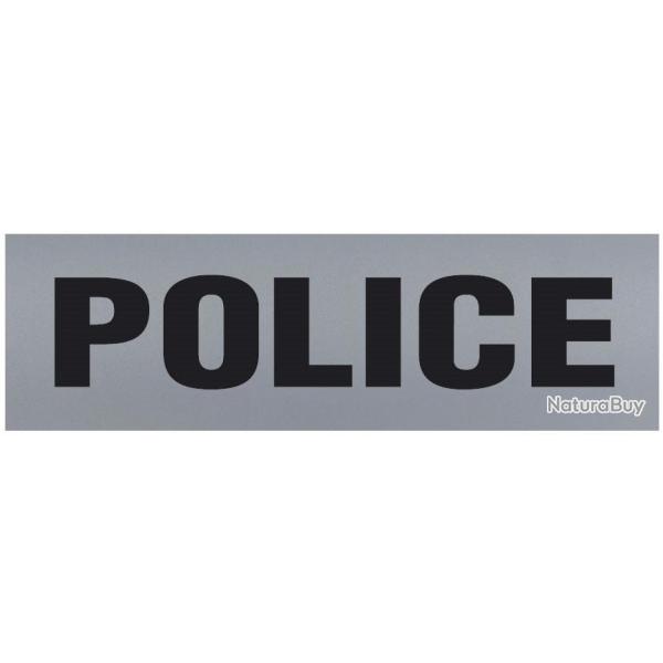 Bandeau R�fl�chissant Fond Gris - Police 10,5 x 27,5 cm