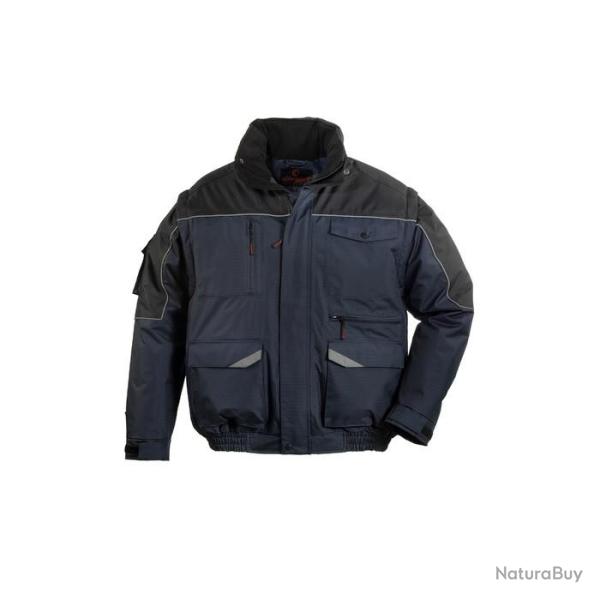 Blouson multipoches Coverguard RIPSTOP 2 en 1 navy/noir taille L 100% polyester
