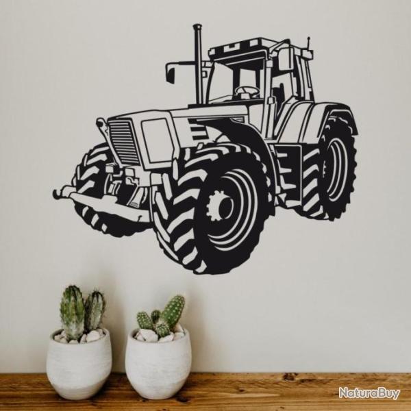 DECORATION MURALE (60cm) en FER. Motif: Tracteur FENDT FAVORIT 824