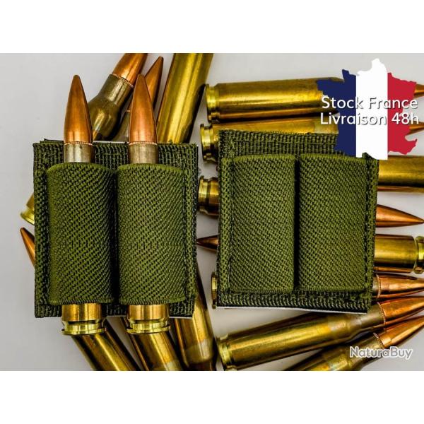 Patch scratch autocollant porte balle cartouchi�re - Vert - Envoi rapide depuis la France