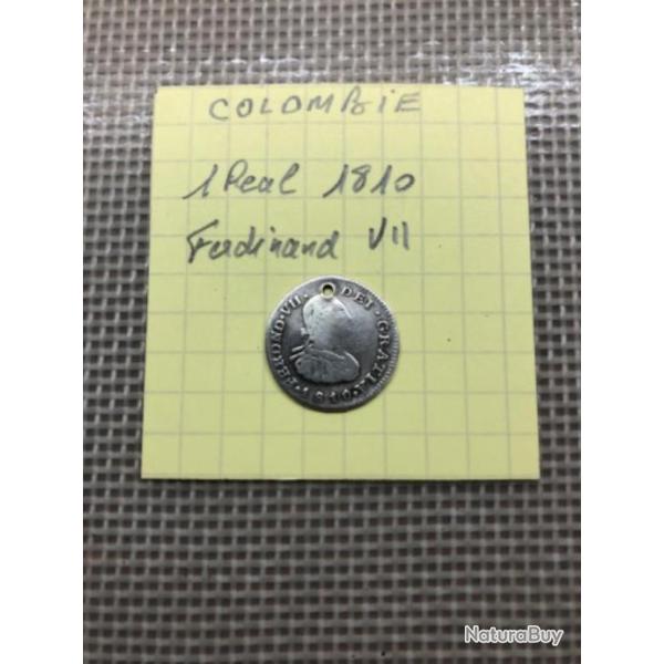 COLOMBIE - 1 r�al - 1810 - Ferdinand VII