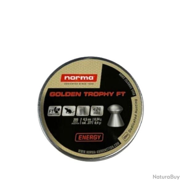Plombs NORMA GOLDEN TROPHY FT cal.4.5 0.54g 8.4gr par 3000