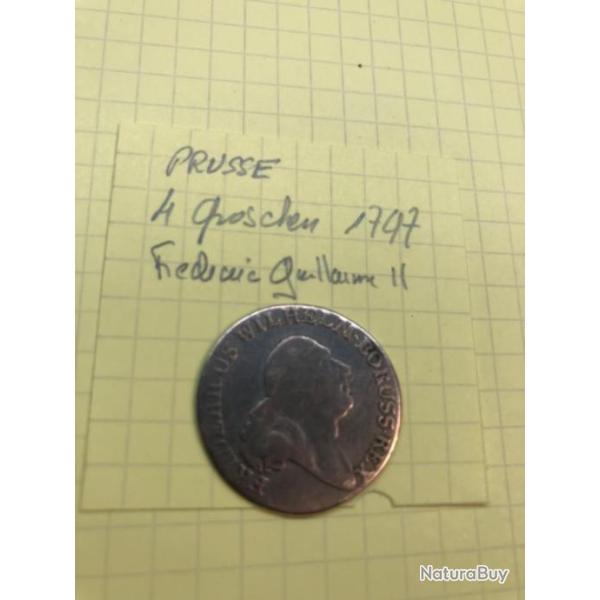 PRUSSE - 4 Groschen - 1797 - Fr�d�ric Guillaume II