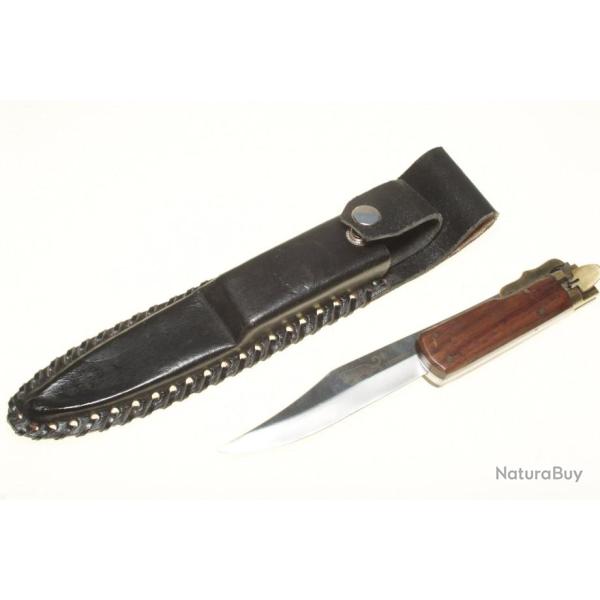 Poignard pliable avec fourreau