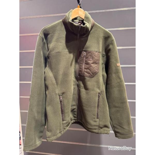 Blouson Polaire Cor Brod� Kaki Percussion