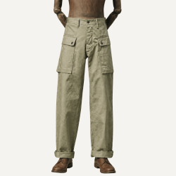 Pantalon HBT M43 US OD3 Tenue Arm&eacute;e Am&eacute;ricaine WWII