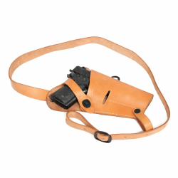 Etui / Holster M3 d'&eacute;paule Colt 1911 .45 Cuir Naturel - WW2