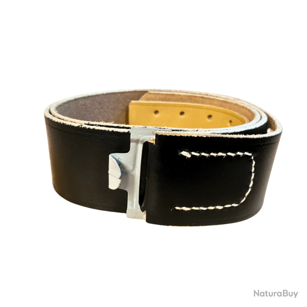 Ceinturon Cuir R�glementaire Arm�e Allemande (Pour Boucle) 100cm