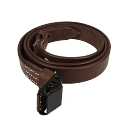Bretelle Mauser Karabiner 98K en Cuir - Reproduction Premium