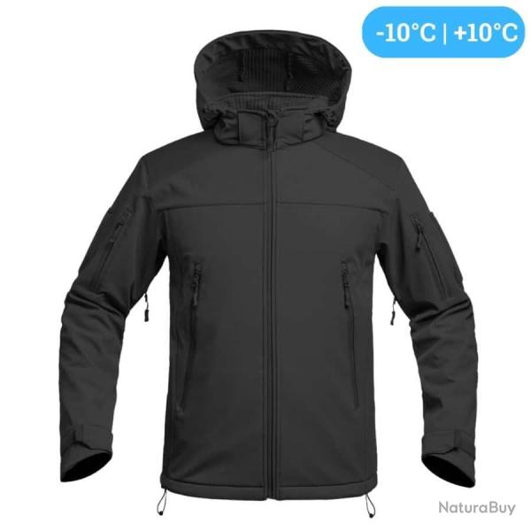Veste V2 Softshell Fighter Noir A10