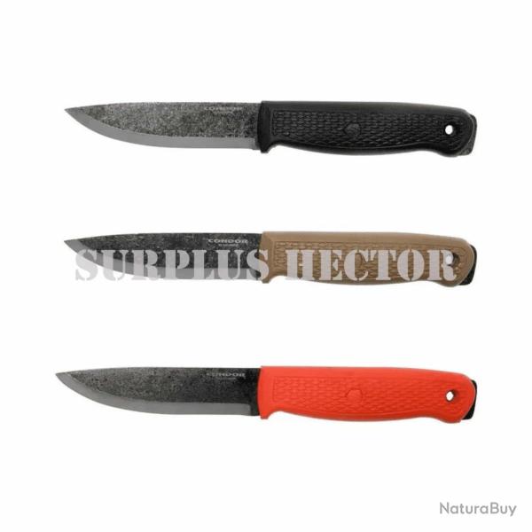 Couteau Bushcraft - Condor Terrasaur Knife Orange
