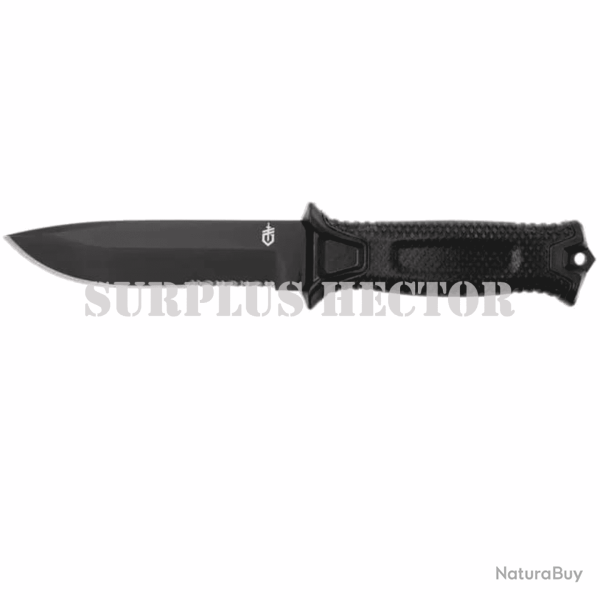 Couteau Lame Fixe - Gerber Strongarm Fixed Blade Coyote Black