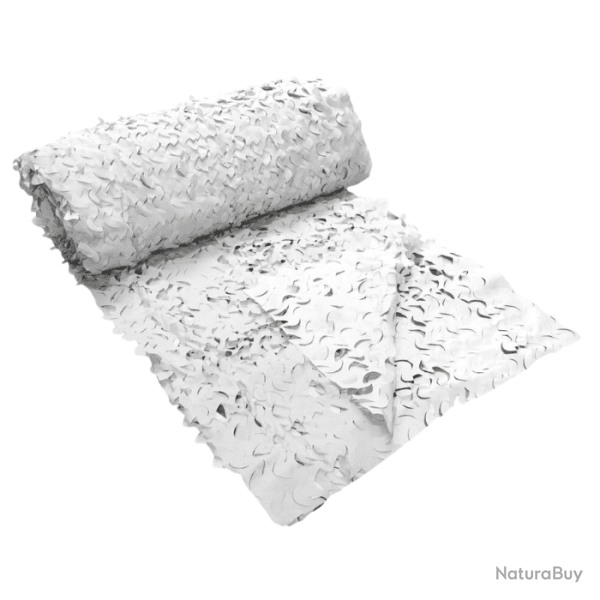 Rouleau De Filet De Camouflage Blanc 1.5x50m