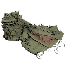 Filet / B&acirc;che de Camouflage Cord&eacute; Haute R&eacute;sistance Kaki/Marron 3 x 6 m