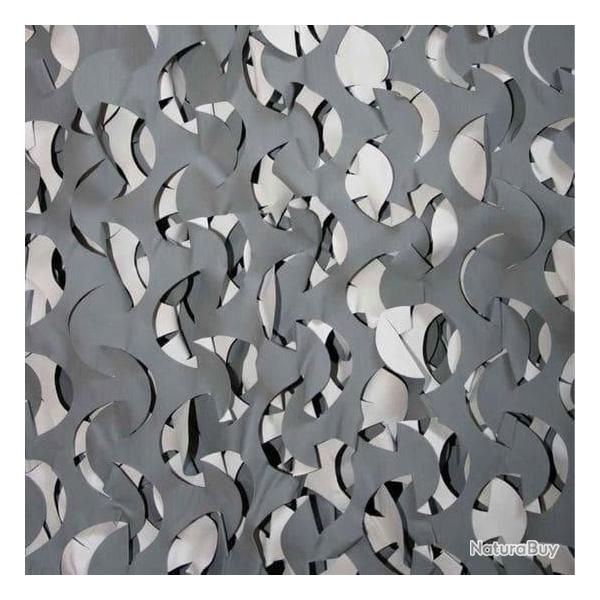 Filet De Camouflage Noir/Gris - Plusieurs Dimensions 2,4 x 6m