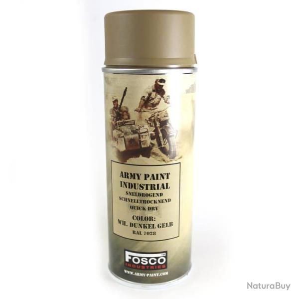 Bombe de peinture militaire (400 ml) Wh. Dunkel Gelb