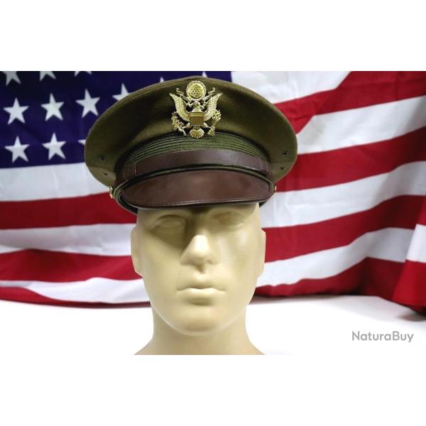 Casquette Officier WW2 Am�ricaine - Militaria WW2 L