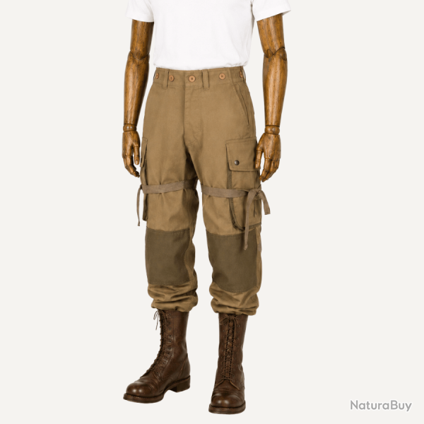 Pantalon de Saut Parachutiste US M42 Renforc�e Airborne 82nd 101st Normandie 1944