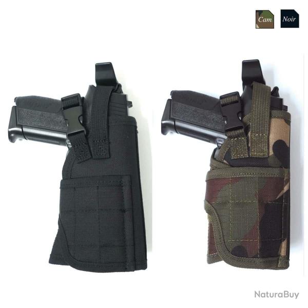HOLSTER MODULABLE MOLLE CCE / NOIR gaucher, Noir