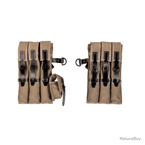 Paire Cartouchi�re / Porte Chargeur MP 40 Reproduction WW2 Premium