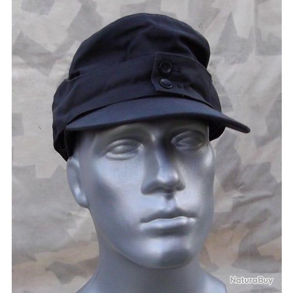 Casquette m43 Noire Moleskine Reproduction Premium - Militaria WW2 59