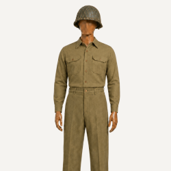 Chemise Moutarde US M.37 Militaria Premium WW2