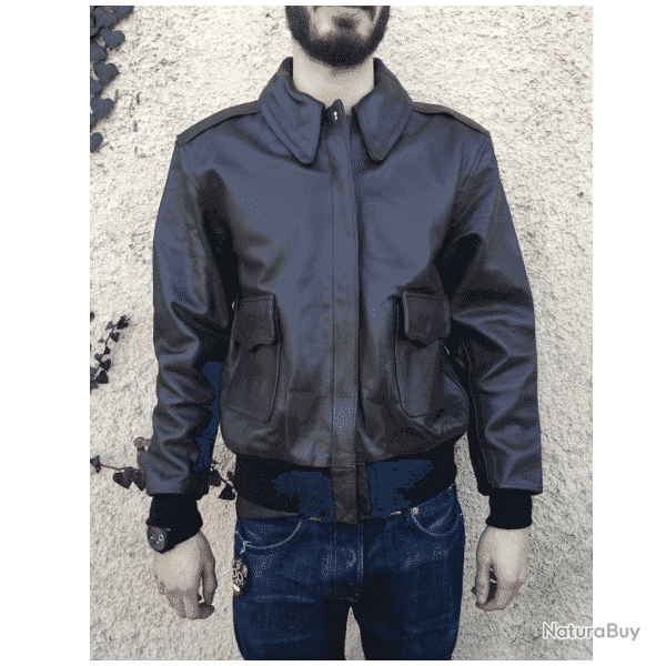 Blouson Cuir Pilote Type A2