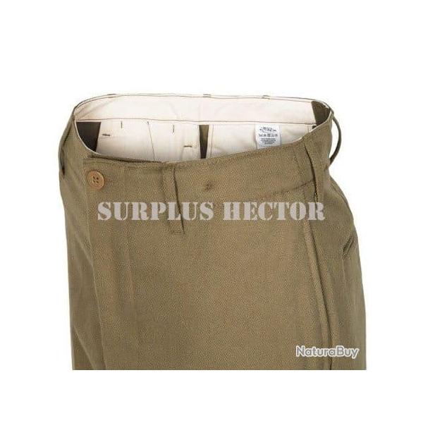 Pantalon Moutarde US M.37 - Militaria Premium WW2 34-32(42-44fr)