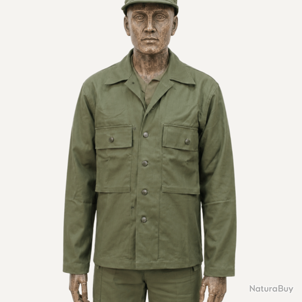 Veste HBT M43 US OD7 Tenue Arm�e Am�ricaine WWII