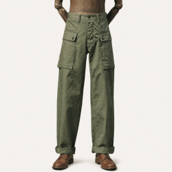 Pantalon HBT M43 US OD7 Tenue Arm&eacute;e Am&eacute;ricaine WWII