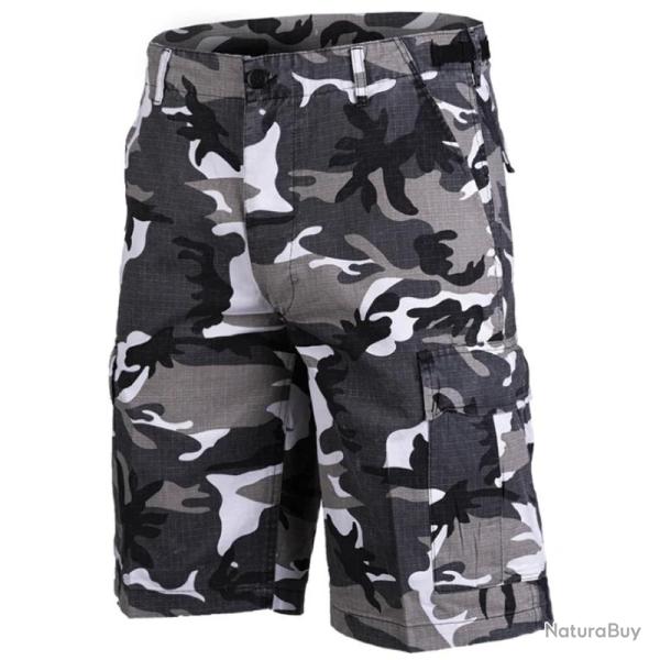 SHORT MILITAIRE URBAN RIPSTOP AVEC POCHES CARGO