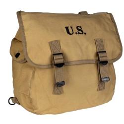 Musette US Mod.36 (M-1936) - Toile Kaki - Reproduction WW2