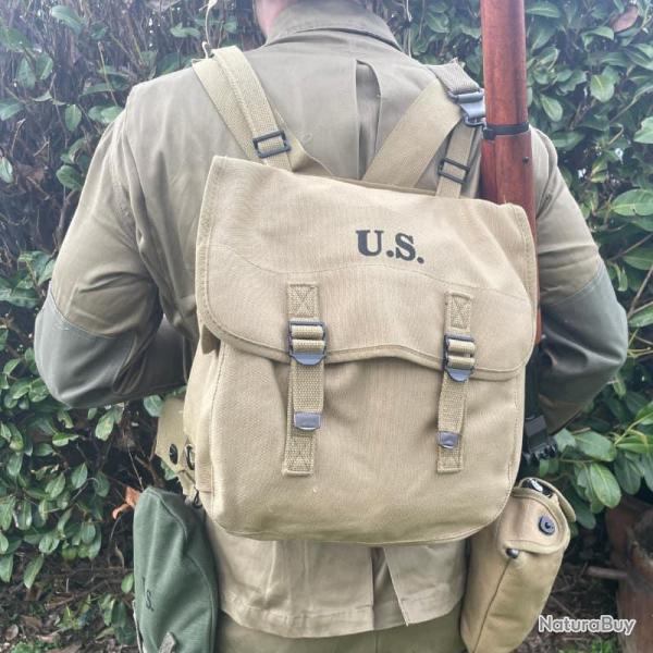Musette US Mod.36 - Reproduction Premium - Militaria WW2