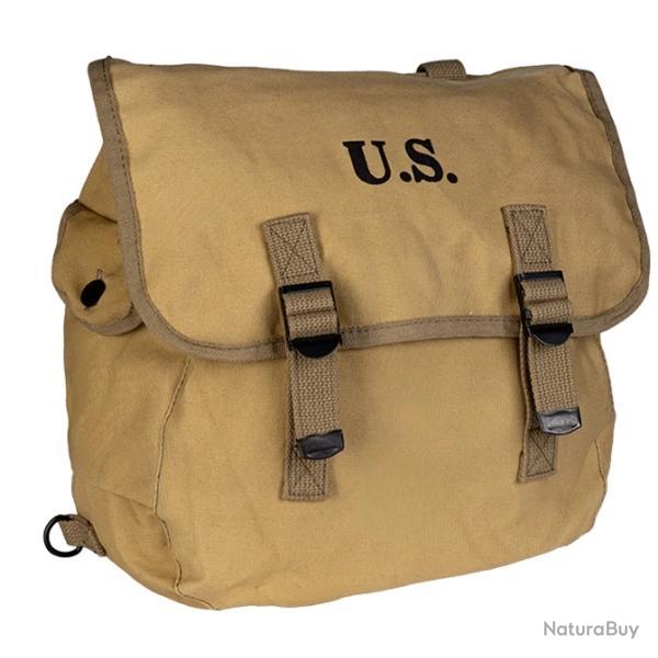 Musette US Mod.36 (M-1936) - Toile Kaki - Reproduction WW2