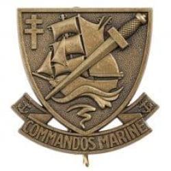 INSIGNE DE BERET COMMANDO MARINE