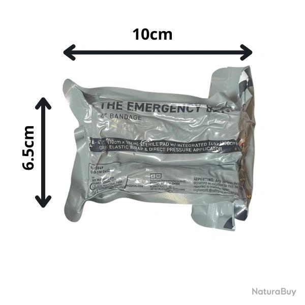 Pansement isra�lien compressif 10 cm - Format compact IFAK