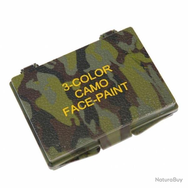 LOT DE 10 PALETTE DE CAMOUFLAGE + MIRROIR
